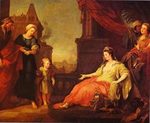 Moses Brought To Pharoah's Daughter — William Hogarth
