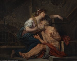 Cimon And Pero. ''roman Charity'' — Jean-baptiste Greuze