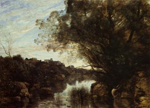 Souvenir De La Région Du Lac Nemi — Jean-baptiste-camille Corot