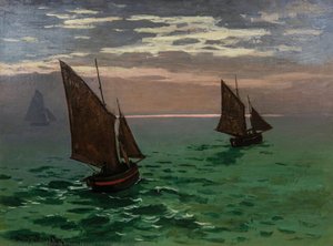 Fischboote Auf See — Claude Monet