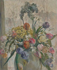 Lilac And Tulips — Ethel Léontine Gabain