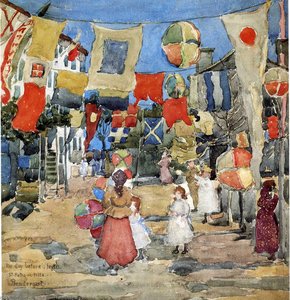 Neznana Slika (2649) — Mauric Brazil Prendergast