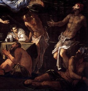 St Roch in Prison Visited by an Angel (detail)