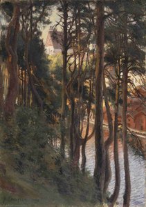 View Of Porvoo From Nasinmaki — Albert Edelfelt