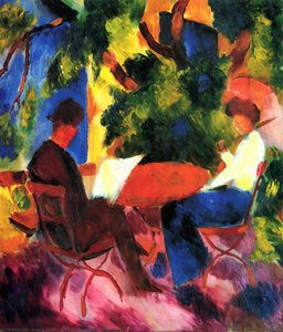 Al Tavolo In Giardino — Augusto Macke
