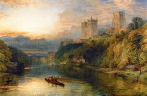 Durham Cathedral From The River — Henry Thomas Dawson