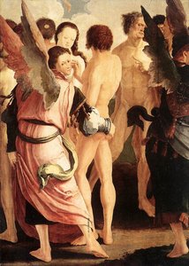 The Last Judgment (detail) — Lucas Van Leyden