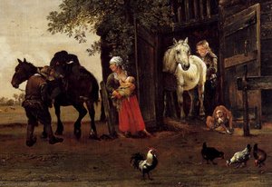 Figures Met Paarden — Paulus Potter