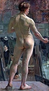 First Study in Oils from Life at Julien's Atelier