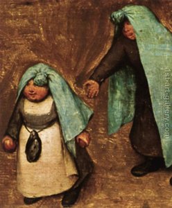 Çocuk Oyunları (detay) — Pieter Bruegel Büyük Adam