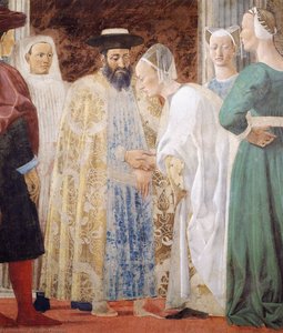 2b. Spotkanie Królowej Saba Z Królem Salomonem — Piero Della Francesca
