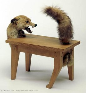 Wolf-table — Viktor Brauner