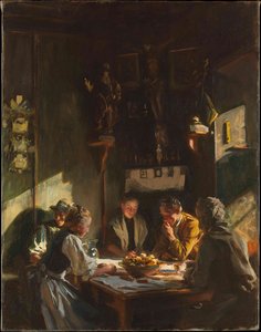 Tyrolesisches Interieur — John Singer Sargent