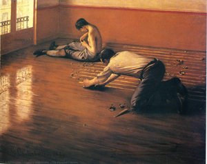 The Parquet Planers — Gustave Caillebotte