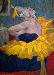 The Clowness Cha-u-kao Fastening Her Bodice — Tuluz Lotrekas