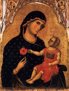 Madonna Of The Poppy — Paolo Veneziano