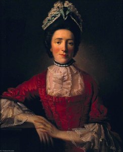 Miss Ramsay In A Red Dress — Allen Ramsay