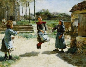 Gamines Sautant A La — Alphonse Etienne Dinet (nasreddine Dinet)