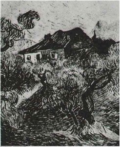 White Cottage Among the Olive Trees, The
