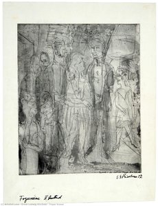Escena En El Vestíbulo — Ernst Ludwig Kirchner