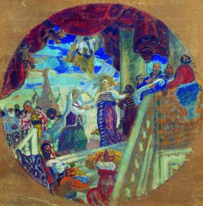 Łączenie Kazania Z Rosją. Alegoria — Борис Кустодьев