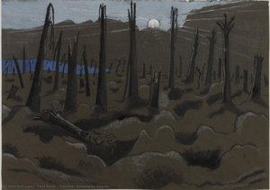 Sunrise, Inverness Copse — Paul Nash