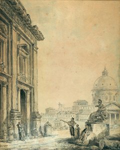 View Of The Capitol — Hubert Robert