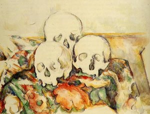 Tres Cráneos — Paul Cézanne