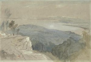 View Near The Dalmatian Coast — Edward Lear