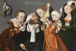 Herkules Mit Omphale — Lucas Cranach Der Ältere