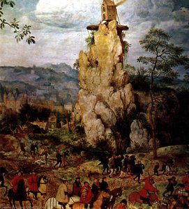 Kelionė Į Kalvariją [detalės] — Pieteris Bruegelis Vyresnis