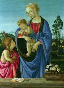 The Virgin And Child With Saint John — Filippino Lippi