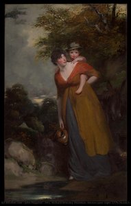 Mrs. Richard Brinsley Sheridan (hester Jane Ogle, 1775/76–1817) And Her Son (charles Brinsley Sheridan, 1796–1843) — Džonas Hopneris