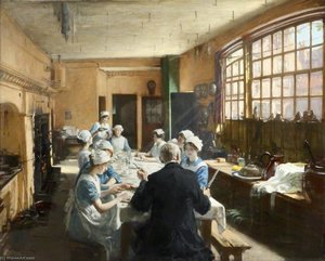 An Old Inn Kitchen — Frederick William Elwell