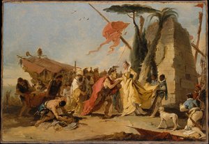 El Encuentro De Antonio Y Cleopatra — Giambattista Tiepolo