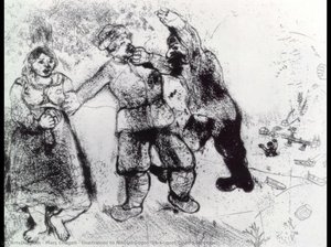 Illustration À « Les Âmes Mortes » De Nikolai Gogol — Marc Chagall