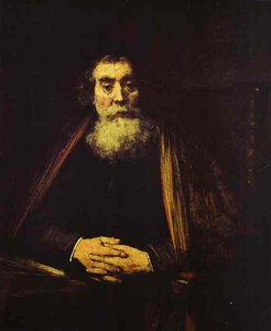 Ritratto Di Un Vecchio Rabino — Rembrandt Van Rijn