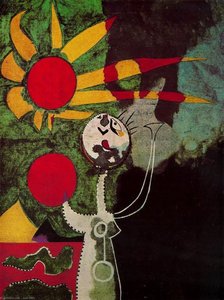 Frau Vor Der Sonne — Joan Miró