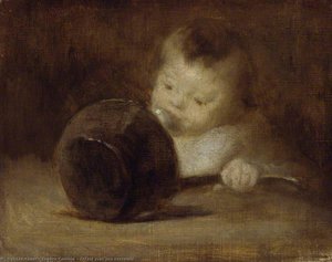 Enfant Avec Une Casserole — أوجين أناتول كاريير