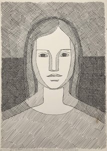 Female Image. Illustration To Dante "vita Nova" — Hryhorii Havrylenko