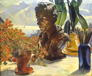 Still Life with Bust of Artist
