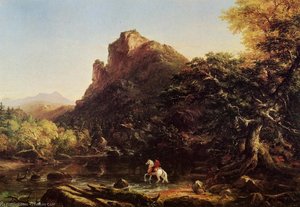 Il Guado Della Montagna — Thomas Cole