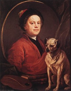 The Painter And His Pug — William Hogarth