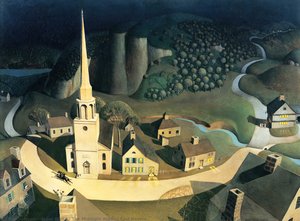 The Midnight Ride Of Paul Revere — Grant Wood