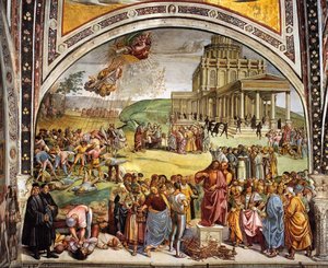 Sermon And Deeds Of The Antichrist — Luca Signorelli
