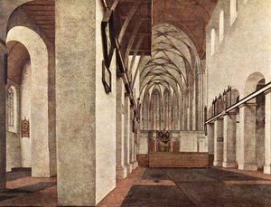Interior Of The St. Jans Kerk At Utrecht — Pieter Jansz. Saenredam