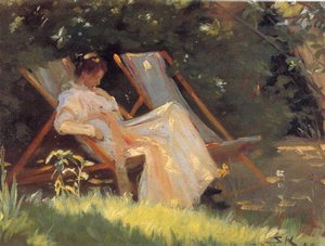Marie En El Jardín — Peder Severin Kroyer