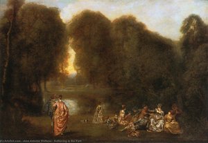 Gesellschaft Im Park — Jean-antoine Watteau