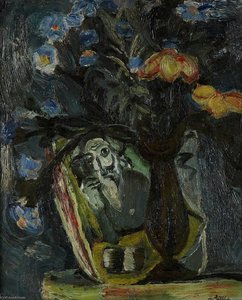 Still Life With Chagall Print — Sir William George Gillies