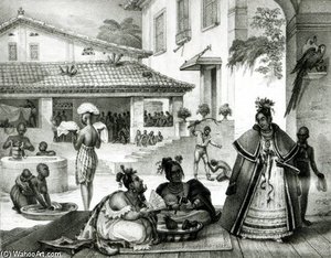Interior Of A Cigganos House — Jean-baptiste Debret